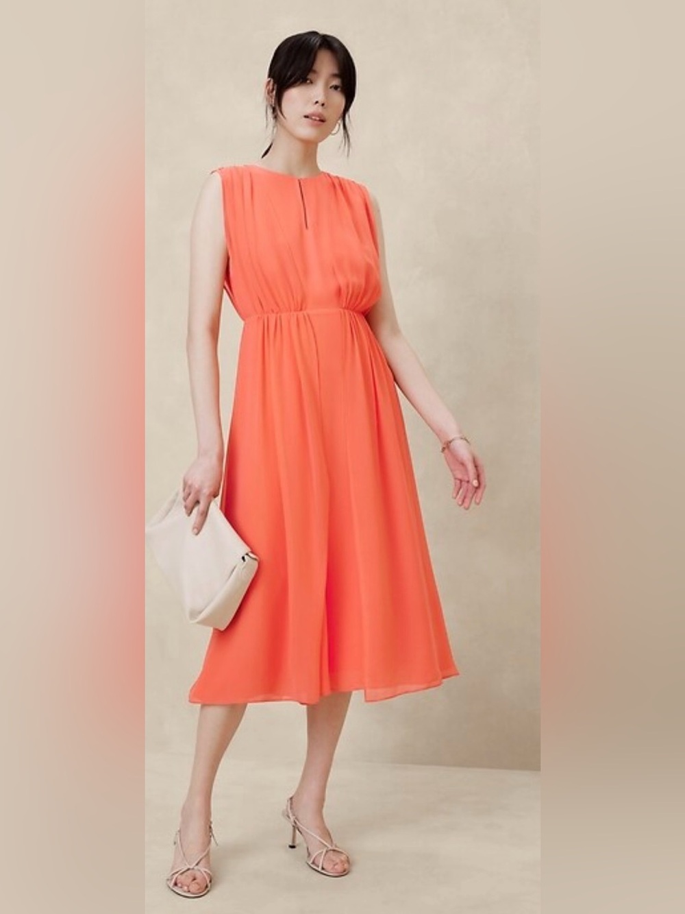 Banana Republic GEORGETTE MIDI DRESS